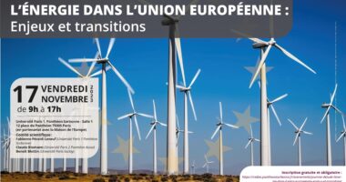 L’ÉNERGIE DANS L’UNION EUROPÉENNE : Enjeux et transitions